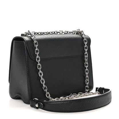 Louis Vuitton Epi Twist Shoulder Bag MM Black 3 of 9