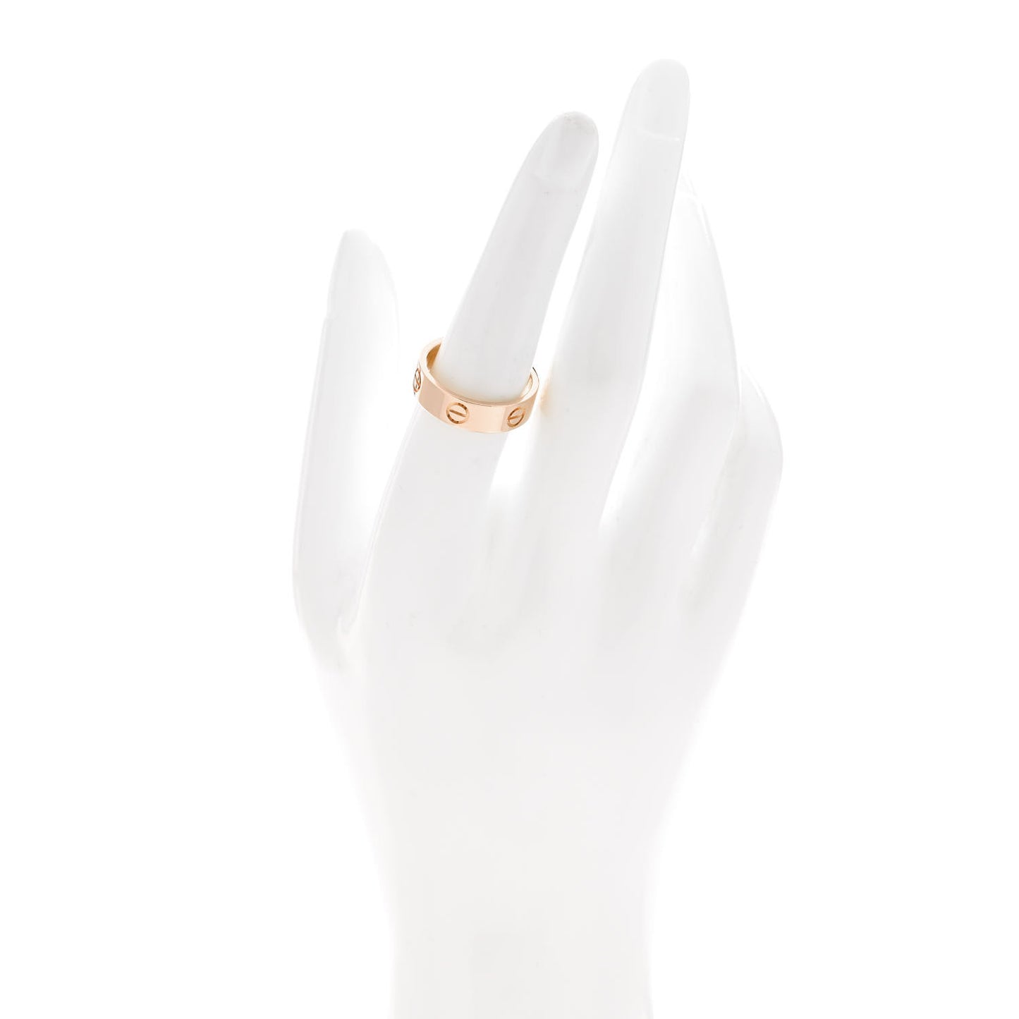 18K Pink Gold 5.5mm LOVE Ring 55 7.25