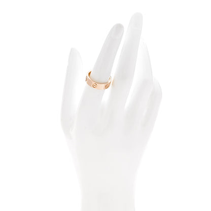 Cartier 18K Pink Gold 5.5mm LOVE Ring 55 7.25 2 of 5