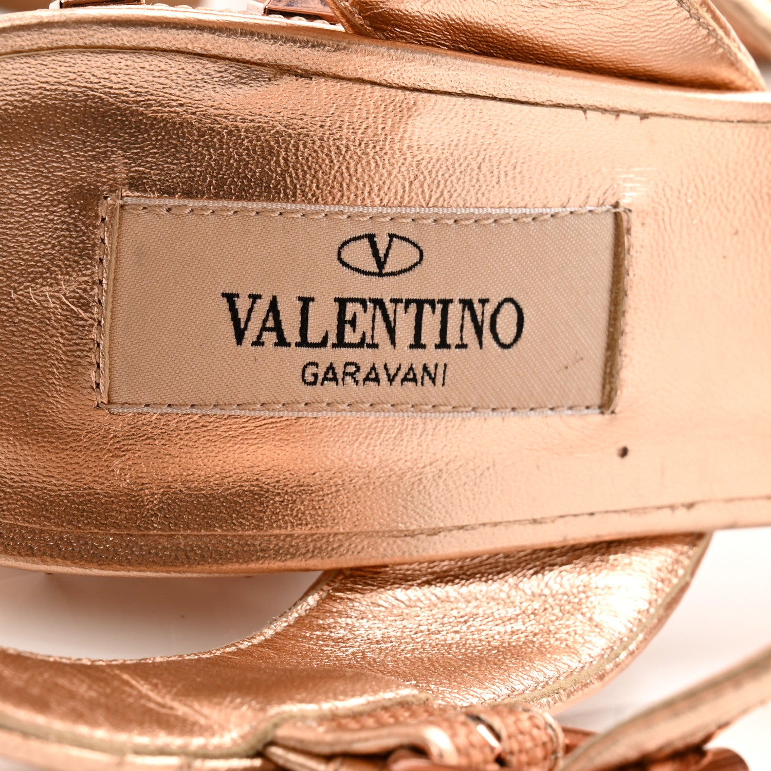 Valentino Garavani Raffia Woven Rockstud 75/125mm Platform Sandals 37 Naturale Rame 6 of 12