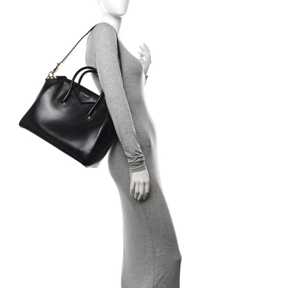 Givenchy Shiny Lord Calfskin Medium Antigona Black 2 of 10