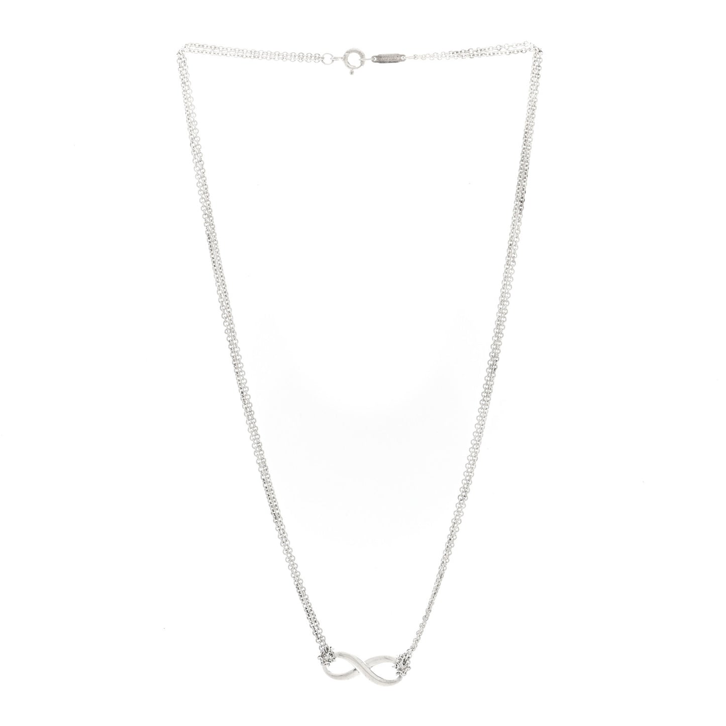Sterling Silver Infinity Pendant Necklace