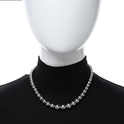 Tiffany Sterling Silver HardWear Graduated Ball Necklace 2 of 4