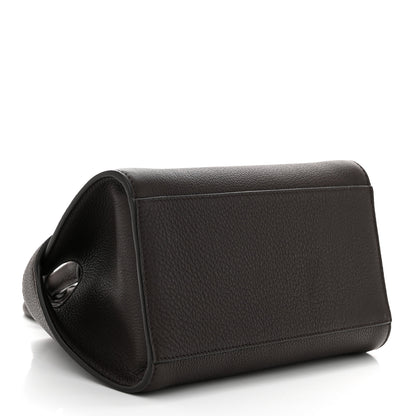 Salvatore Ferragamo Hammered Calfskin Mini Hug Bag Burnt Ocra 4 of 9