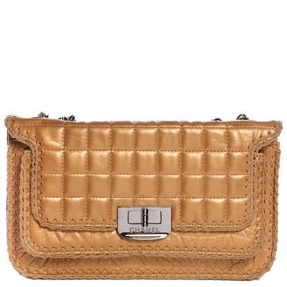 Chanel Calfskin Square Quilted Mademoiselle Crochet Flap Beige Fonce 1 of 9