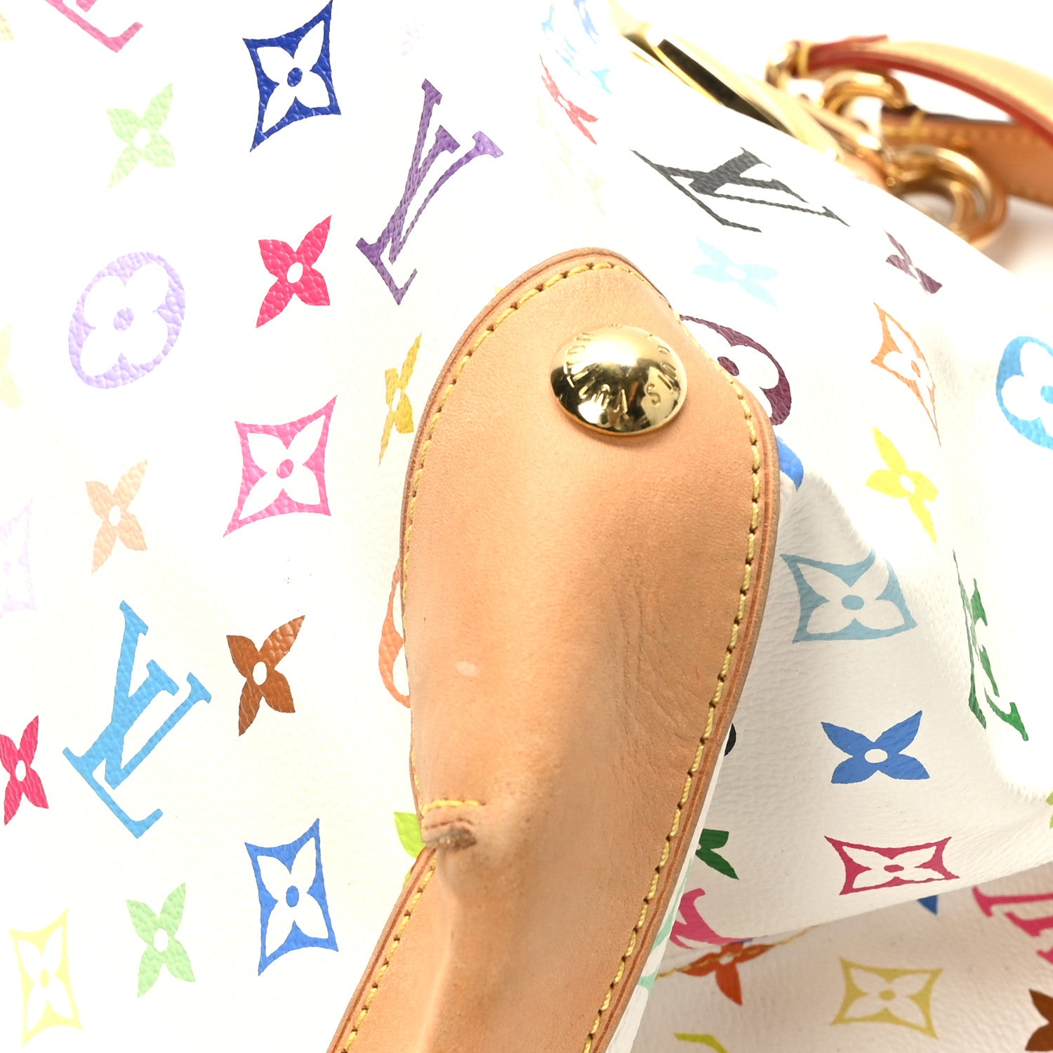 Louis Vuitton Monogram Multicolor Ursula White 7 of 9