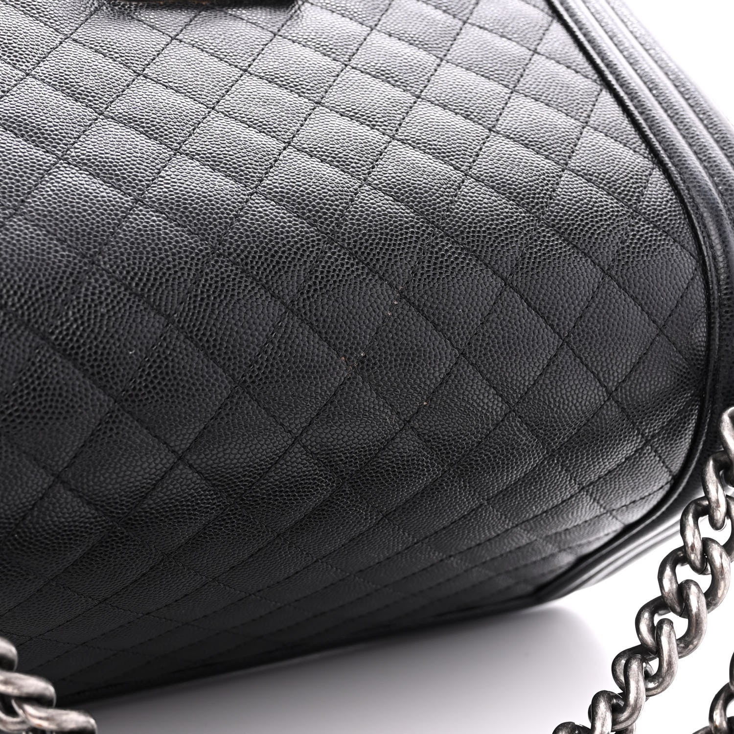 Chanel Caviar Quilted Medium Boy Flap Black 14 of 15