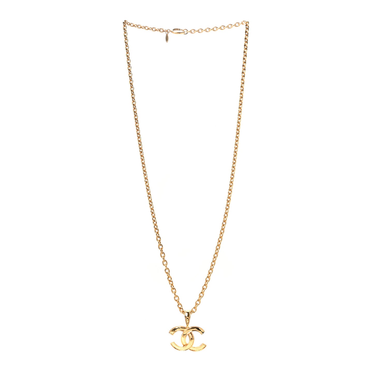 CC Pendant Necklace Gold