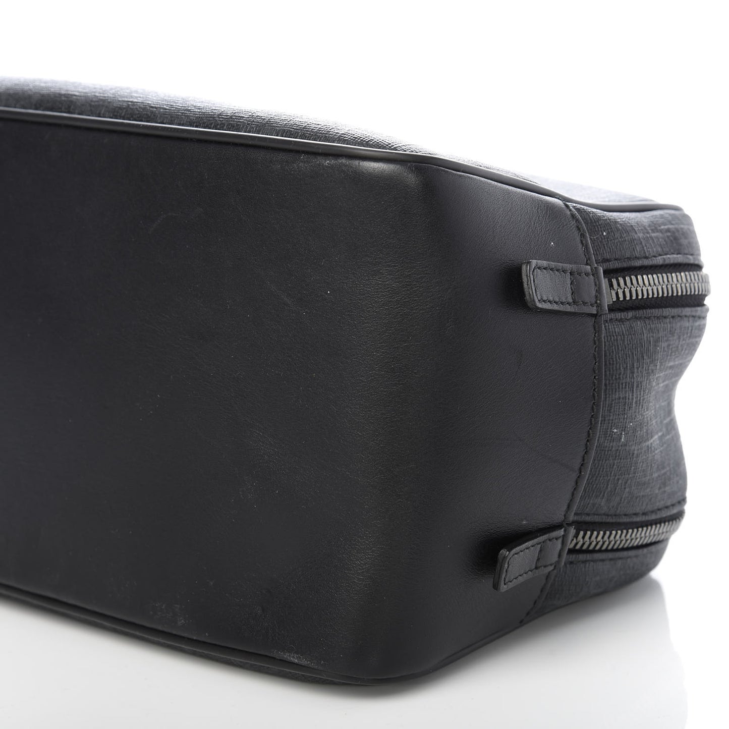 GG Supreme Monogram Toiletry Case Black Grey