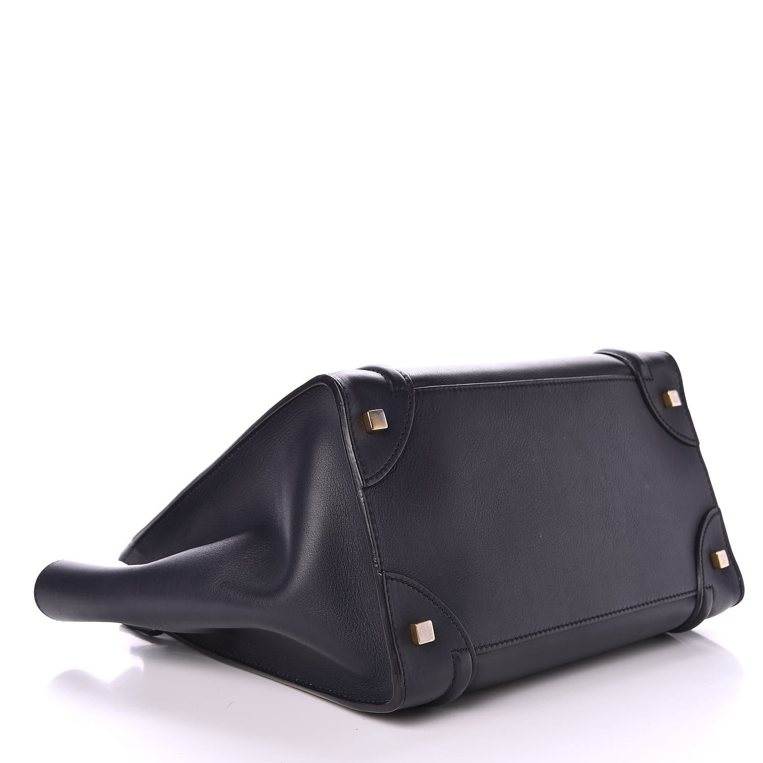 Celine Smooth Calfskin Mini Luggage Navy Blue 4 of 8