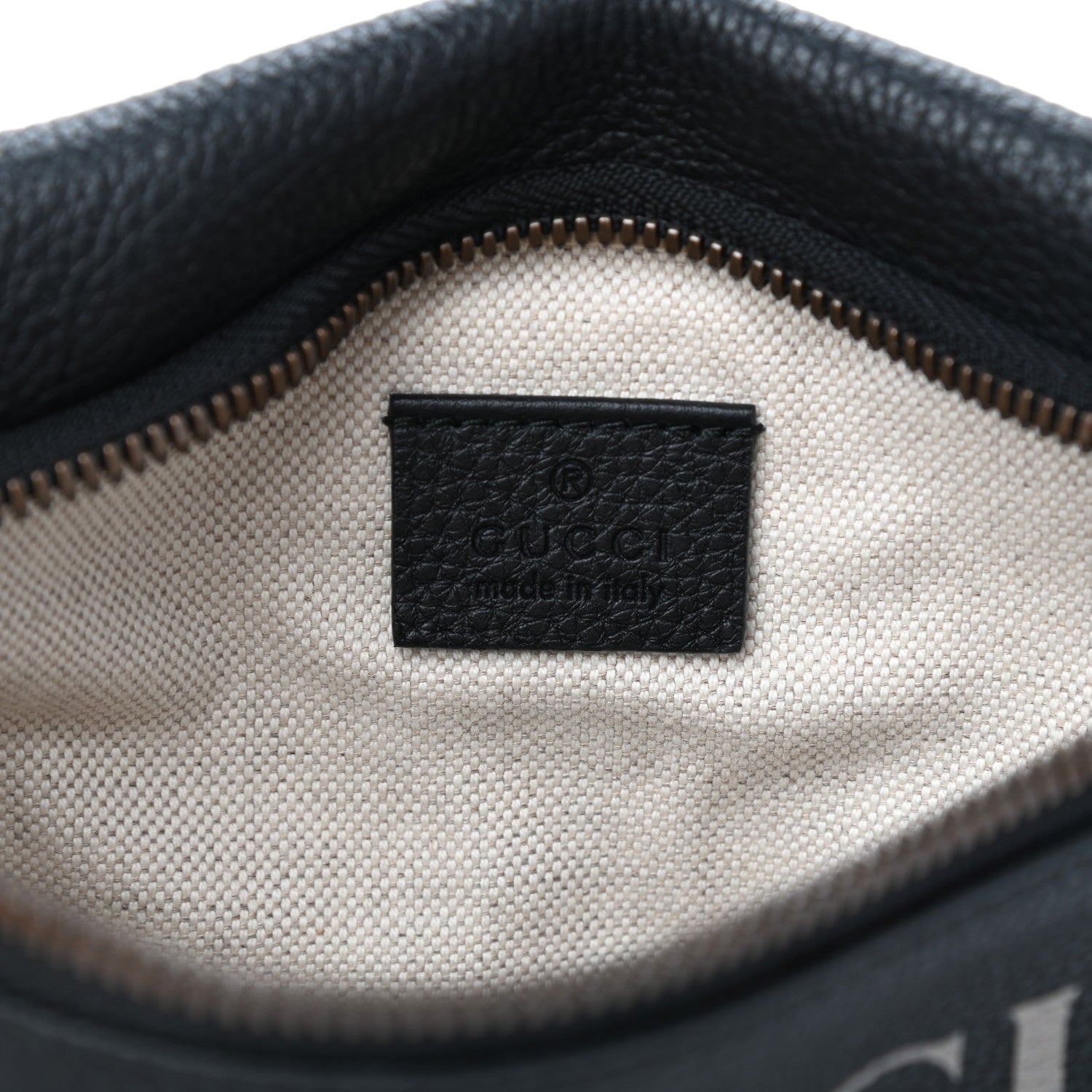 Gucci Grained Calfskin Small Logo Belt Bag Black 5 of 6