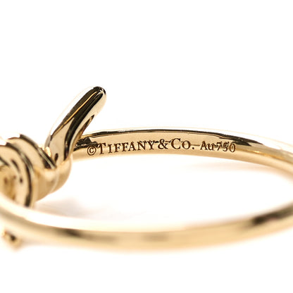 Tiffany 18K Yellow Gold Knot Ring 57 8 4 of 4