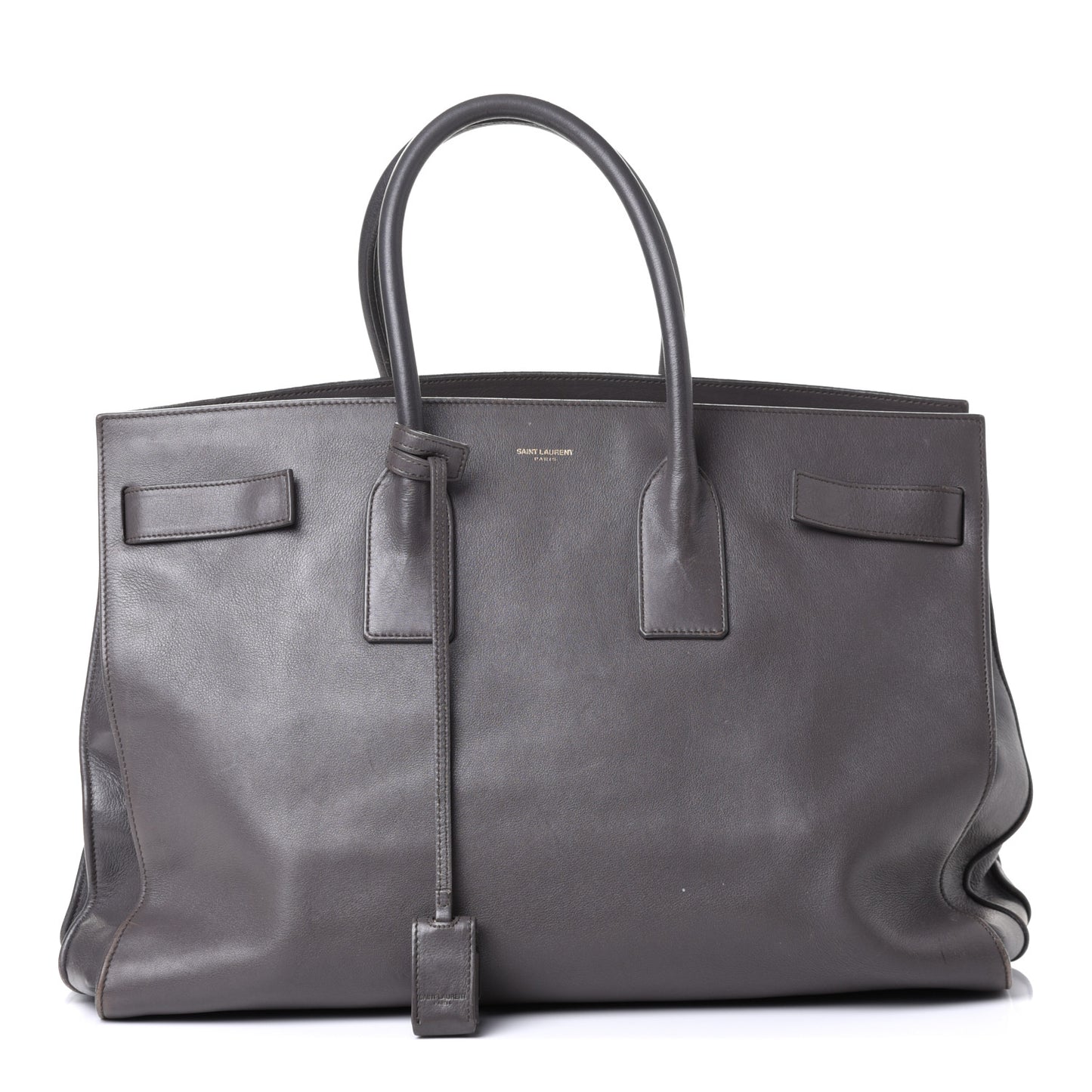 Calfskin Large Sac De Jour Carryall Grey