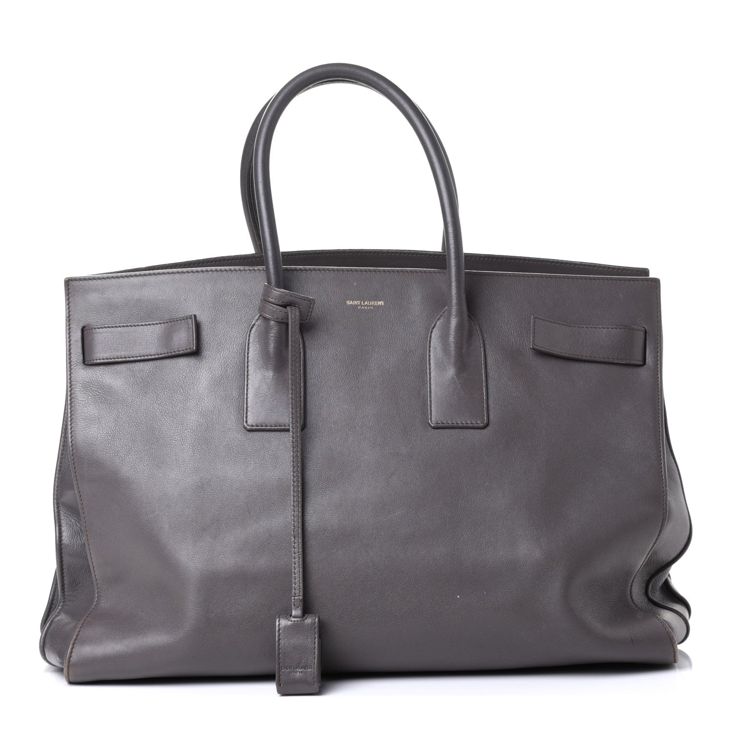 Saint Laurent Calfskin Large Sac De Jour Carryall Grey 1 of 4