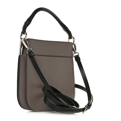 Prada City Calfskin Small Margit Bag Argilla Black 3 of 8