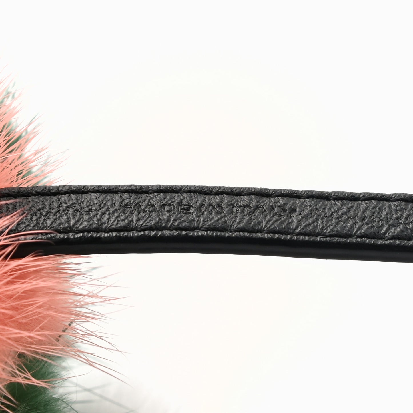 Mink Fox Fur Kid Monster Bag Bug Charm Multicolor