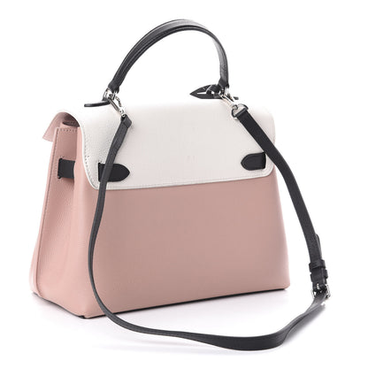 Louis Vuitton Soft Calfskin Lockme Ever Rose Ballet White Maito Black 3 of 8
