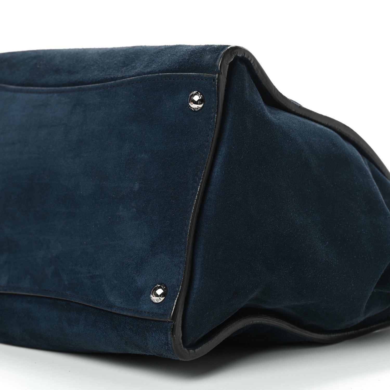 Prada Suede Scamosciato Twin Pocket Tote Oltremare 6 of 9