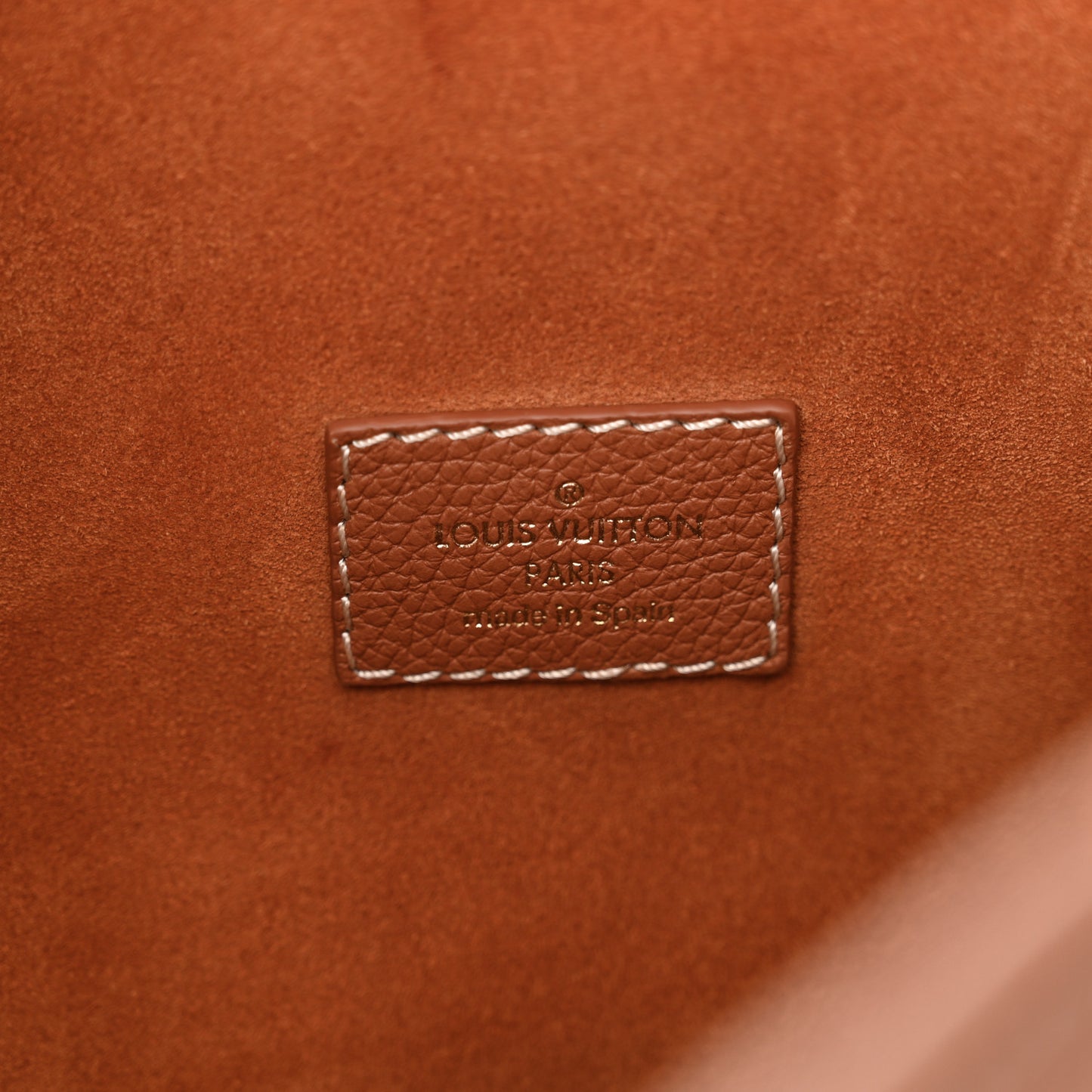 Grained Calfskin Low Key Hobo PM Cognac