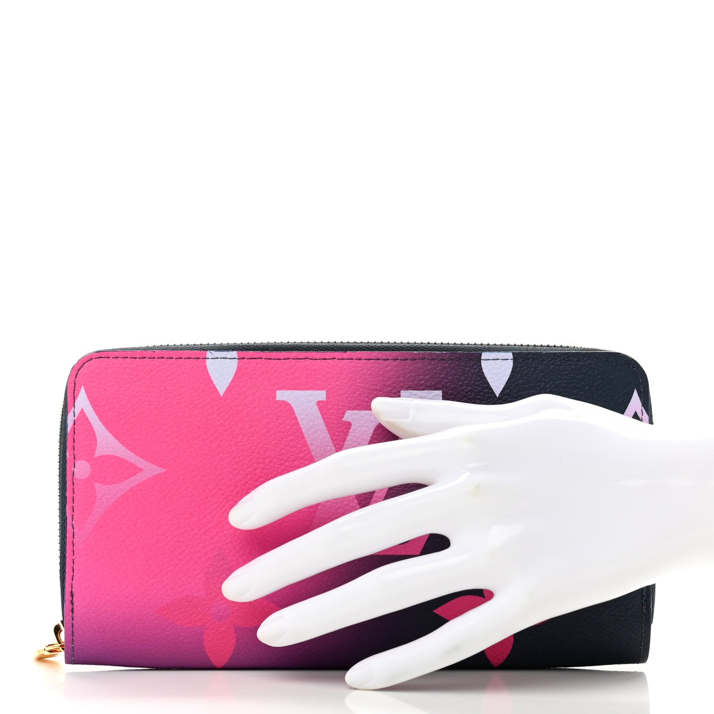 Monogram Giant Spring In The City Zippy Wallet Midnight Fuchsia