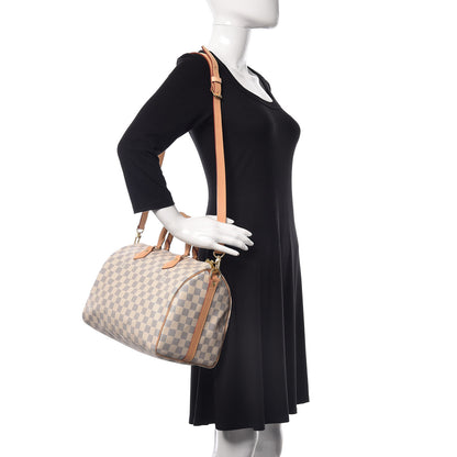 Louis Vuitton Damier Azur Speedy Bandouliere 30 2 of 11