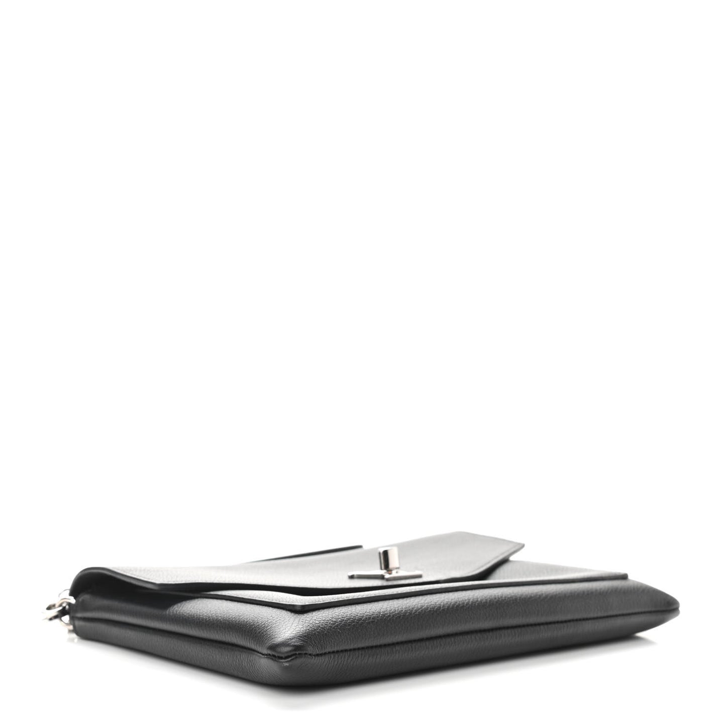 Soft Calfskin My Lockme Pochette Black