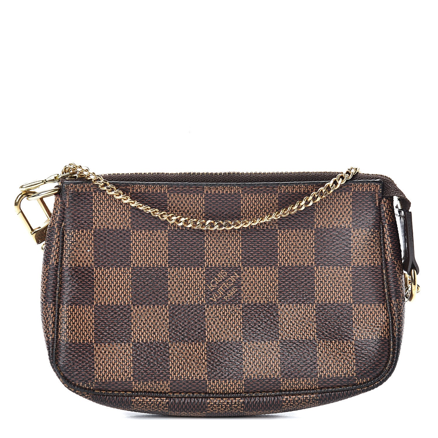 Louis Vuitton Damier Ebene Mini Pochette Accessories 1 of 12