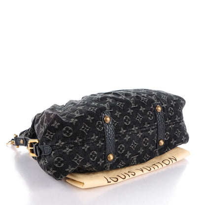 Louis Vuitton Denim Neo Cabby MM Black 4 of 7