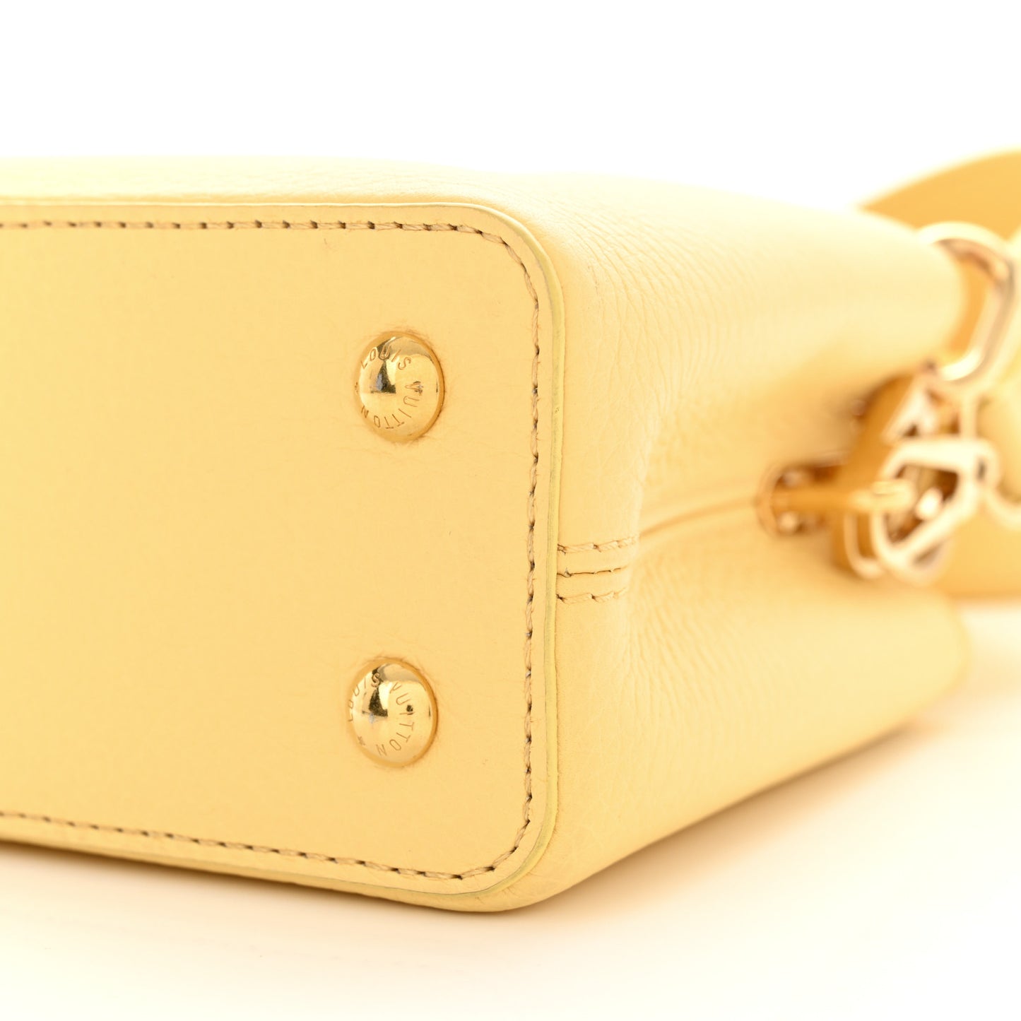 Taurillon Mini Capucines Jaune Plume