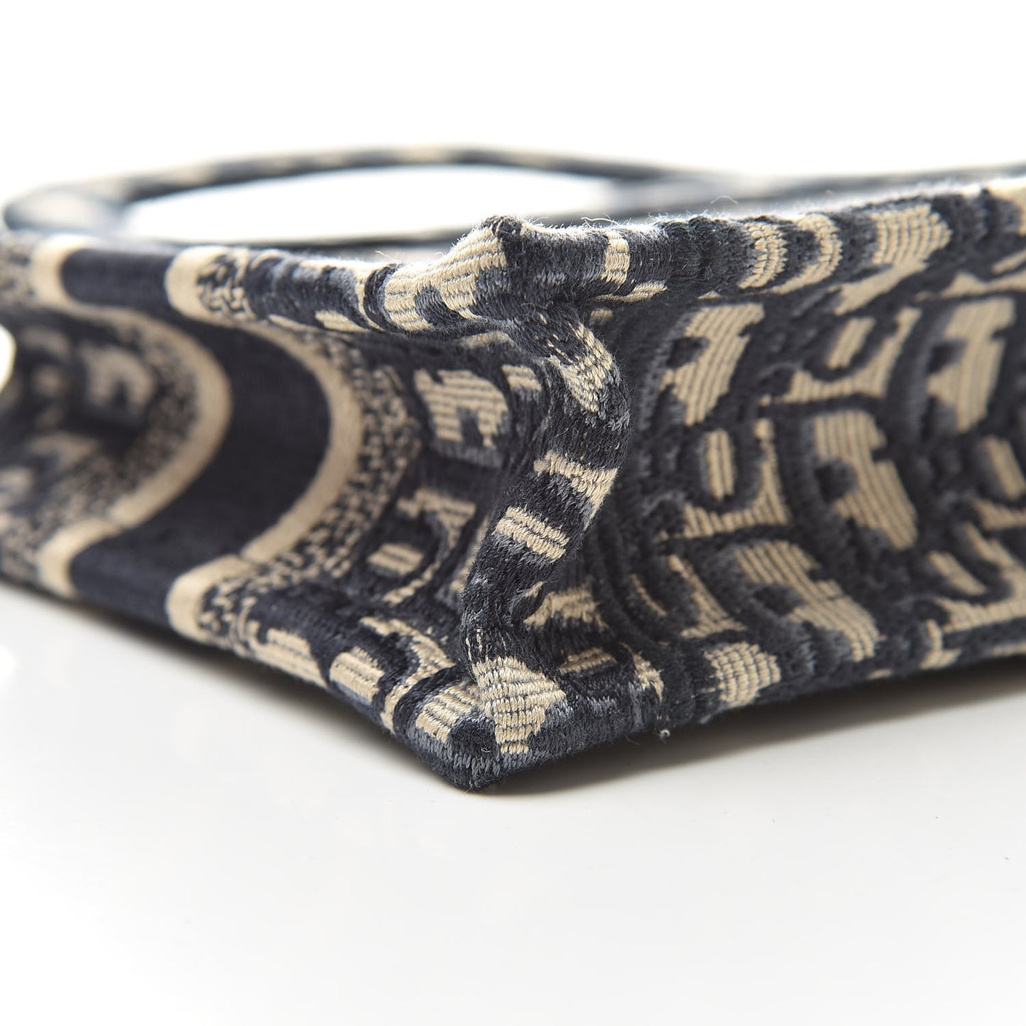 Oblique Mini Book Tote Blue Multicolor
