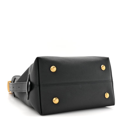 Louis Vuitton Grained Calfskin Low Key Hobo PM Black 5 of 15
