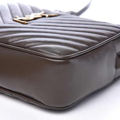 Saint Laurent Calfskin Matelasse Monogram Lou Camera Bag Faggio 10 of 10