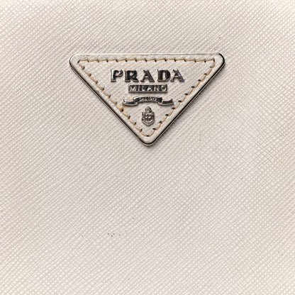 Prada Saffiano Small Galleria Double Zip Tote Talco 8 of 19