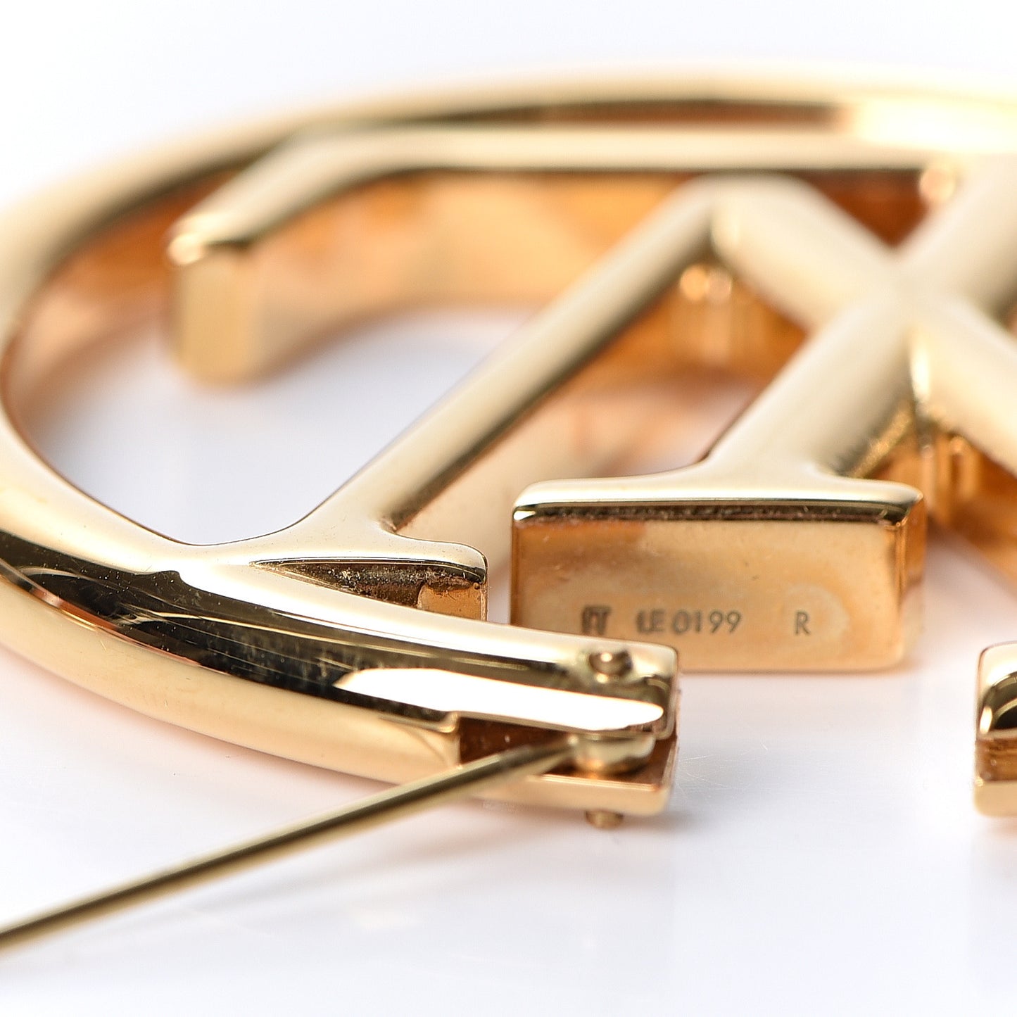 Metal Louise Hoop Earrings Gold