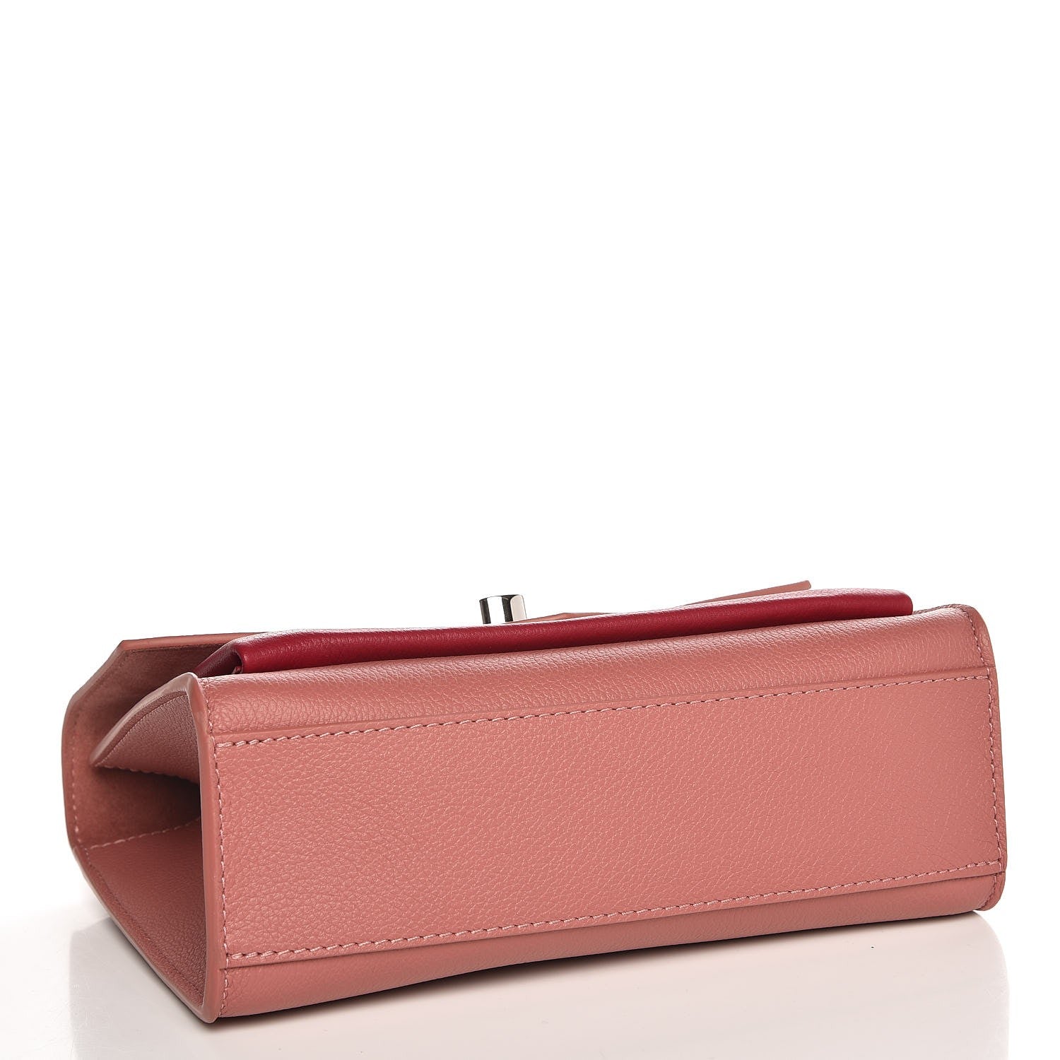 Louis Vuitton Soft Calfskin Mylockme Chain Bag BB Rose Boudoir Lie de Vin 4 of 7