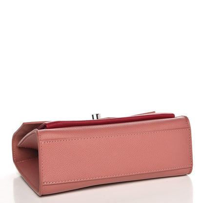 Louis Vuitton Soft Calfskin Mylockme Chain Bag BB Rose Boudoir Lie de Vin 4 of 7