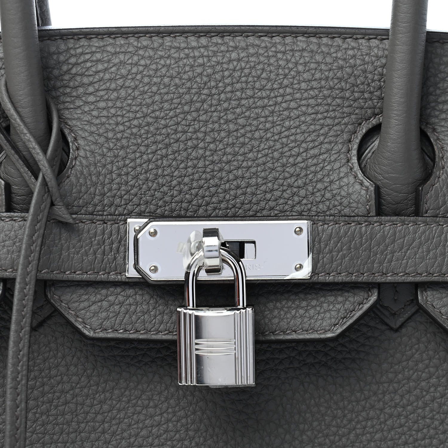 Hermes Togo Birkin 30 Etain 7 of 10