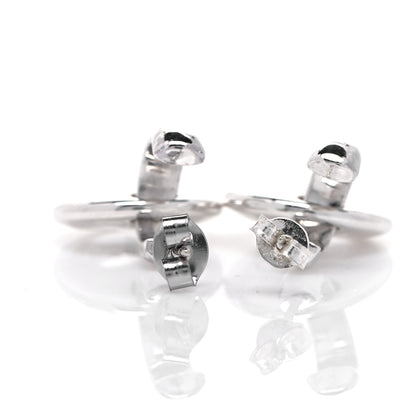 Tiffany Sterling Silver Heart Stencil Earrings 3 of 6
