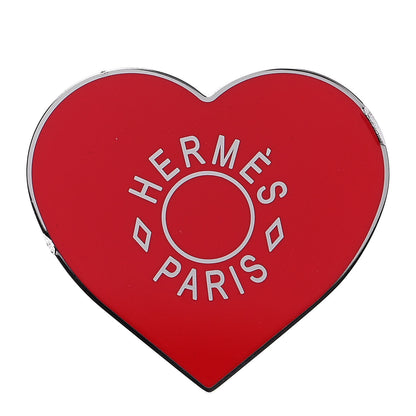Hermes Palladium Coeur Scarf Ring Rouge 1 of 3
