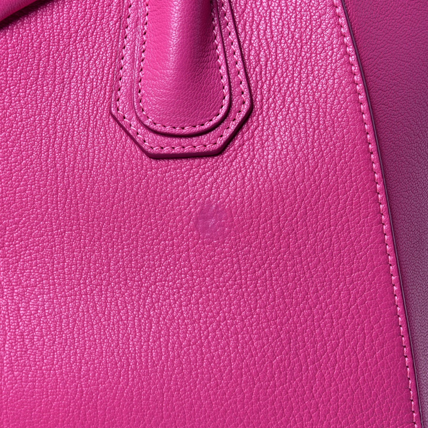 Sugar Goatskin Small Antigona Fuchsia