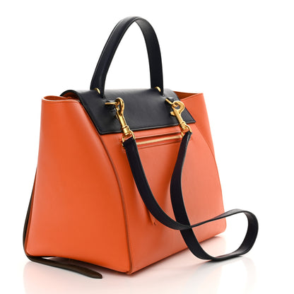 Celine Smooth Calfskin Mini Tri-Color Belt Bag Orange 3 of 12