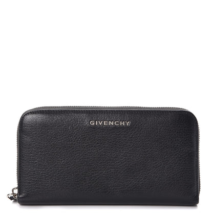 Givenchy Sugar Goatskin Pandora Zip Around Wallet Black 1 of 11