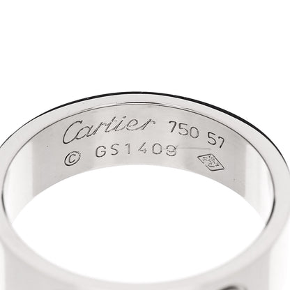 Cartier 18K White Gold 5.5mm LOVE Ring 57 8 4 of 4