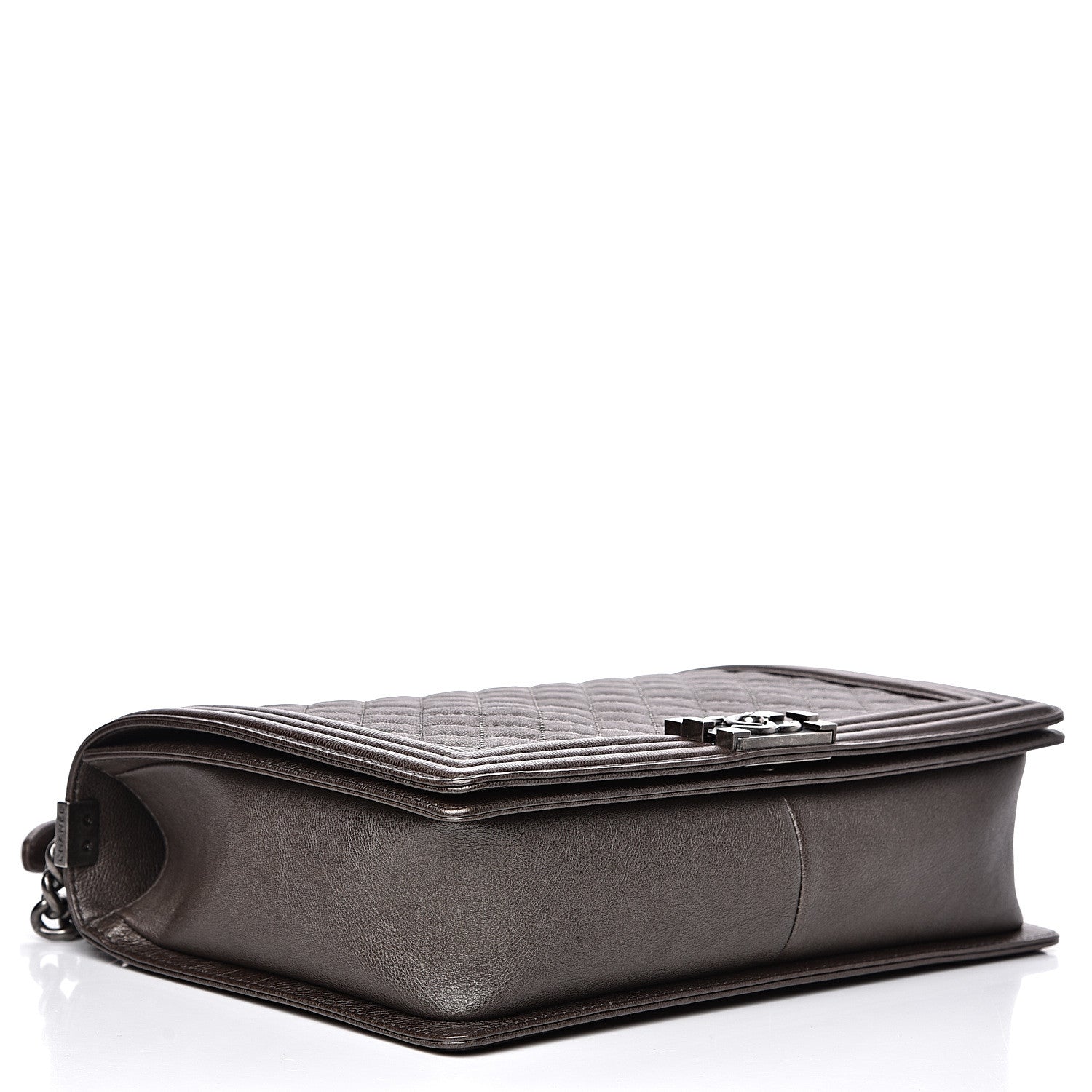 Chanel Calfskin Quilted Large Boy Flap Brown 3 of 11
