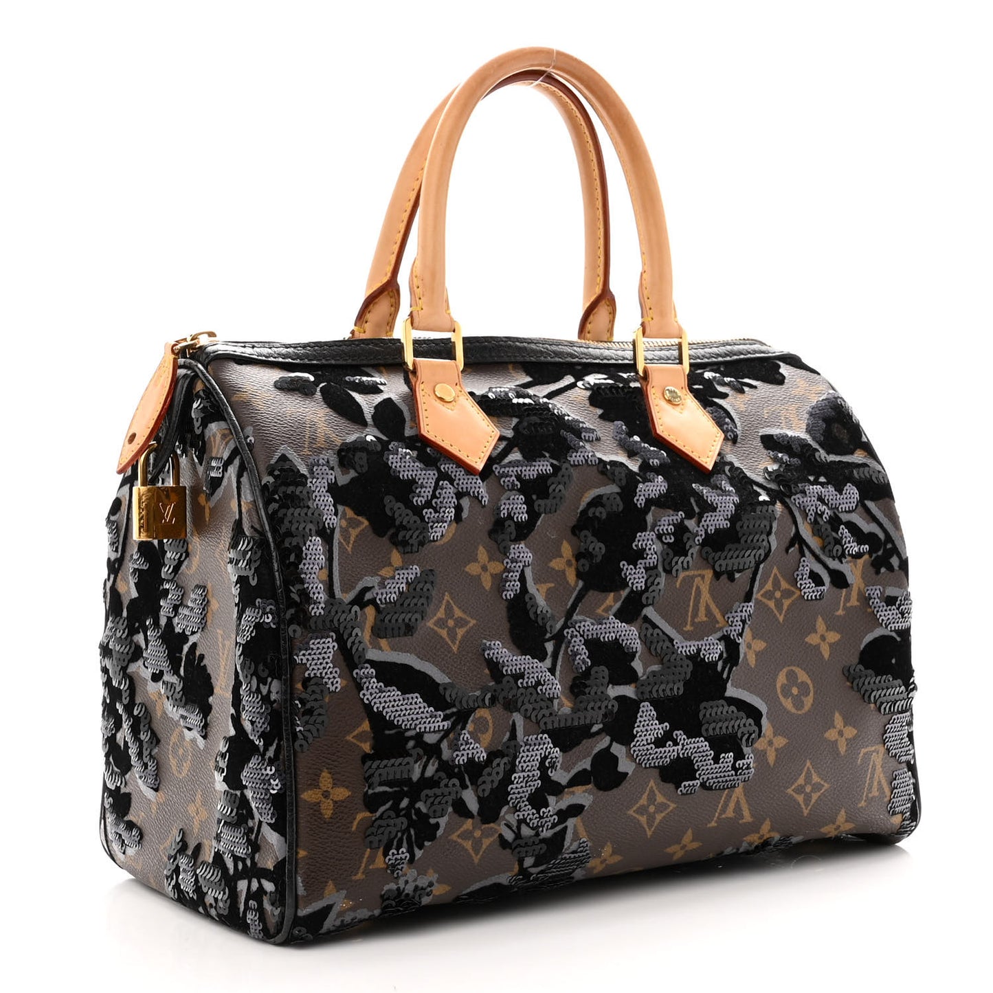 Monogram Fleur De Jais Sequins Speedy 30