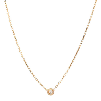Cartier 18K Yellow Gold Diamond SM D'Amour Pendant Necklace 3 of 5