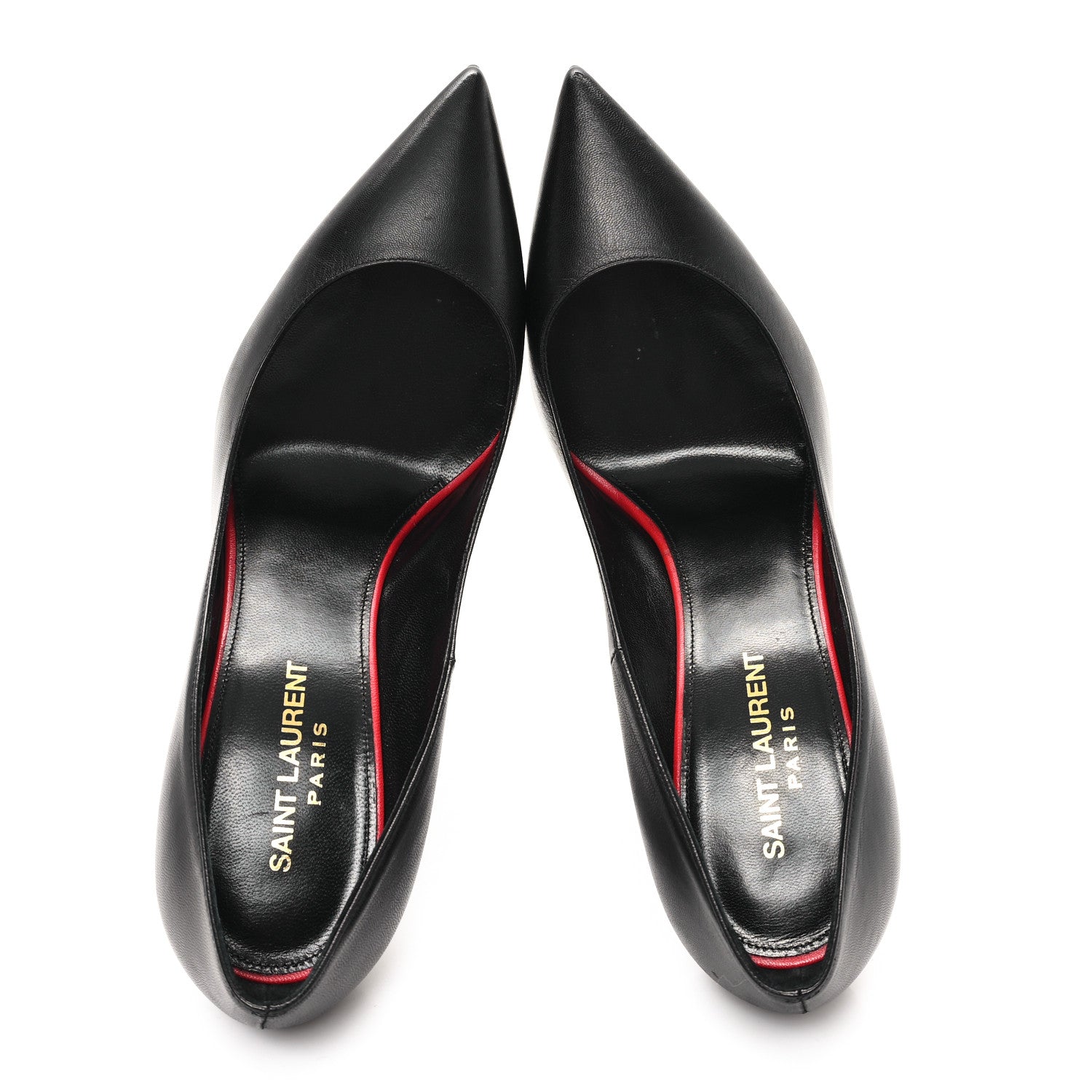 Saint Laurent Calfskin Zoe 105 Pumps 38.5 Black 2 of 10