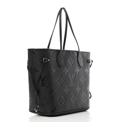 Louis Vuitton Empreinte Monogram Giant Neverfull MM Black 3 of 11