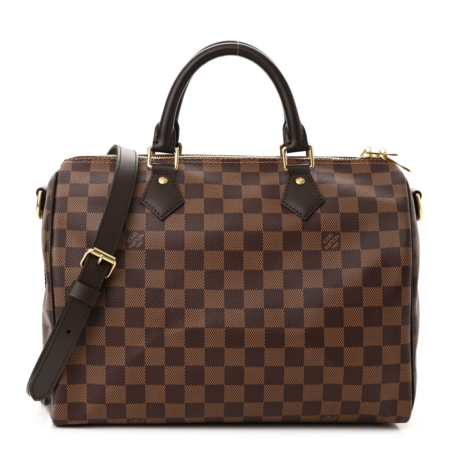 Louis Vuitton Damier Ebene Speedy Bandouliere 30 1 of 11