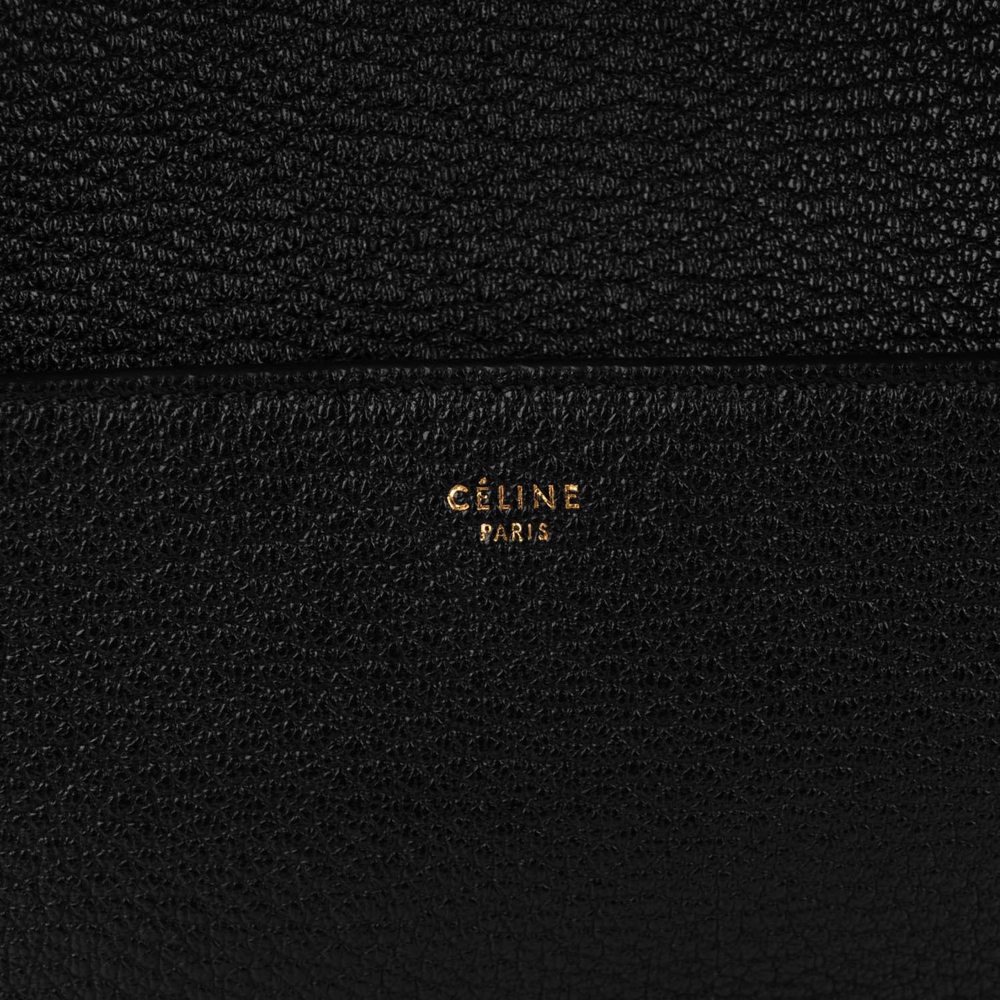 Goatskin Sangle Bucket Bag Black